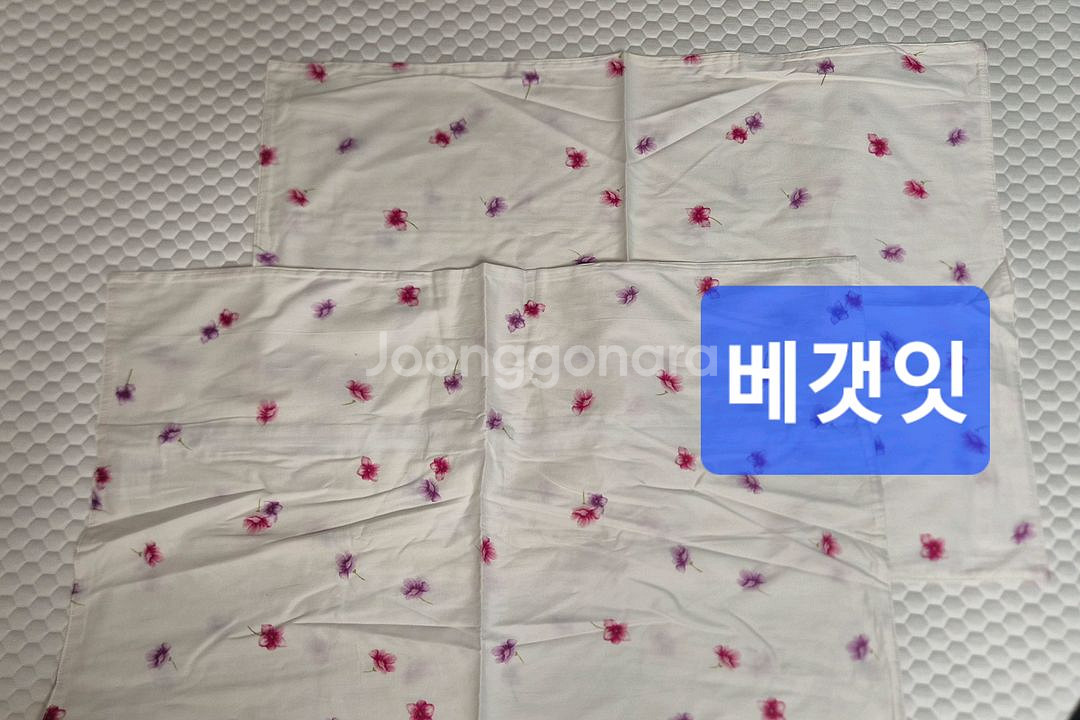 퀸사이즈 이불커버 세트(이불+패드+베갯잇)--3