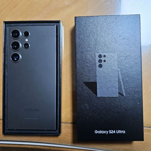 갤럭시 s24 울트라 256GB, A급, 티타늄블랙