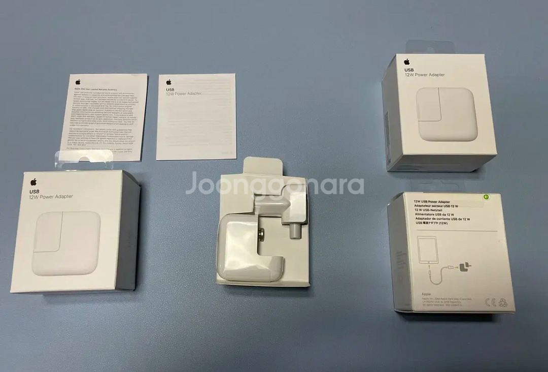 애플 12W USB 충전 어댑터 정품 미개봉--5