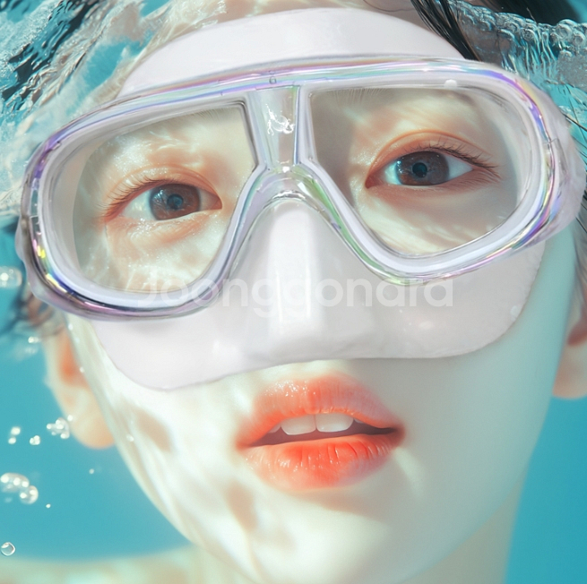 유니버스 Freediving Mask--0