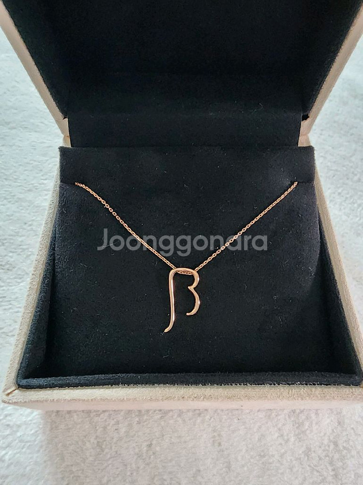 디디에두보 키스미 14K 로즈골드 목걸이--0