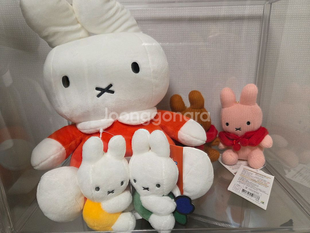 미피 인형 세트 (중형 백팩인형, 소형 4개)--1