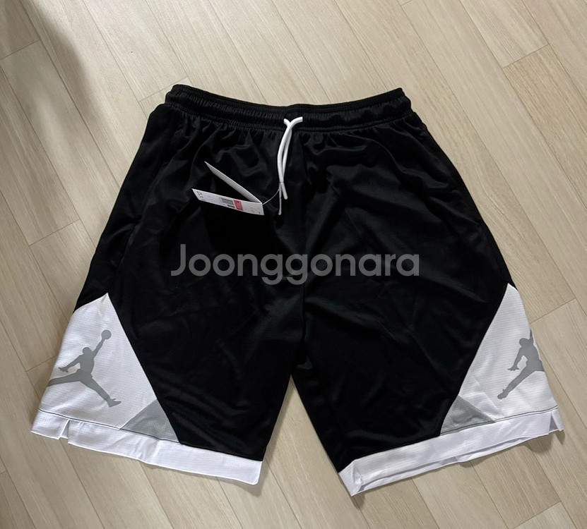 조던 다이아몬드 쇼츠 드라이핏 검흰--0