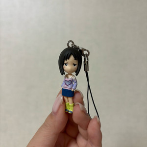 고전 빈티지 미소녀 딸기마시마로 키링