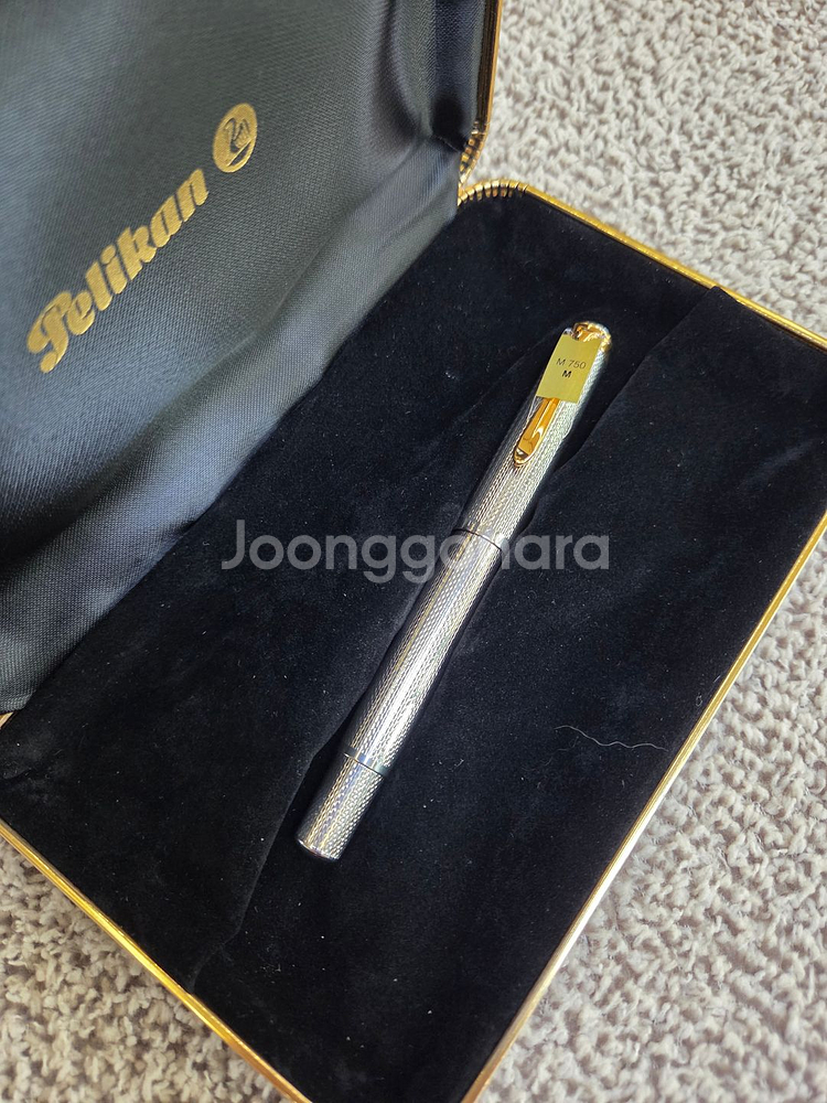 펠리칸 M750 실버 150주년 한정판 M 만년필--2