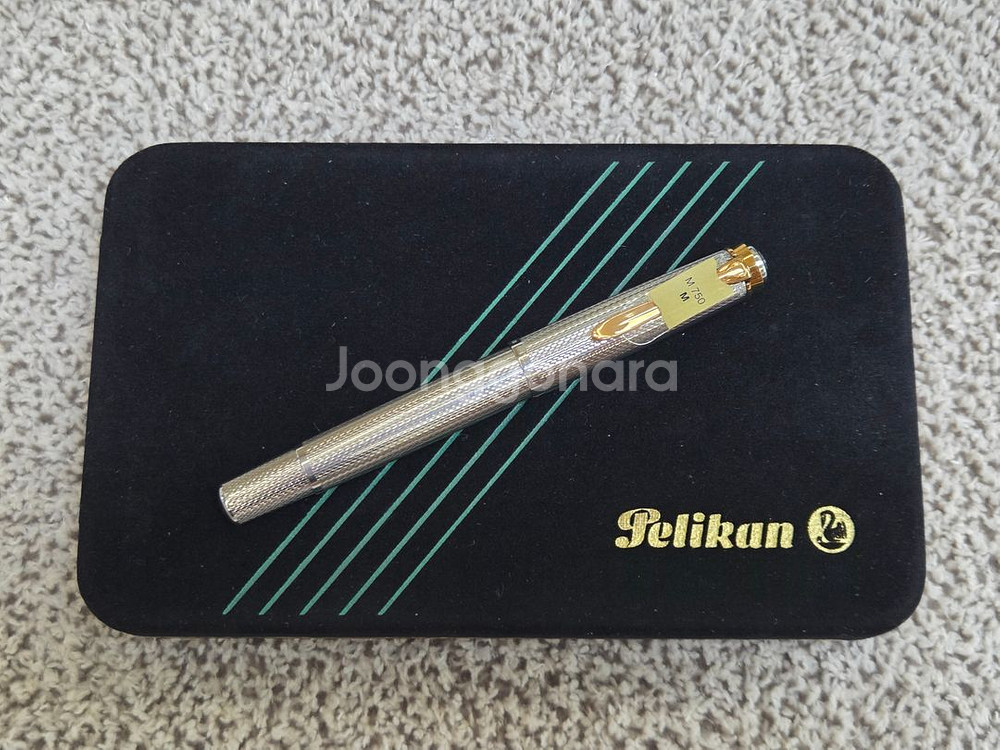 펠리칸 M750 실버 150주년 한정판 M 만년필--9