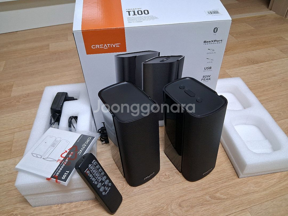 Creative T100 스피커--1