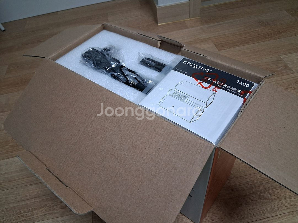 Creative T100 스피커--2