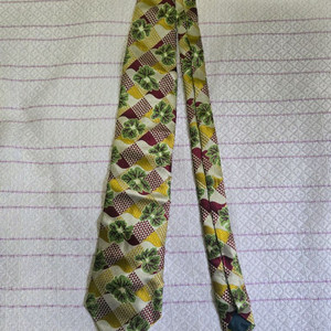 무배) 리키엘 옴므 빈티지 넥타이 이태리 프랑스 메이드