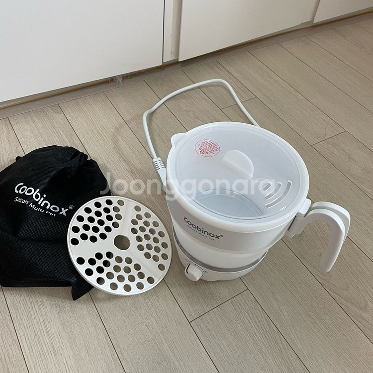 쿠비녹스 접이식 여행용 휴대 전기포트(프리볼트)--0