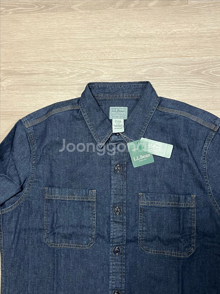 (새상품) L.L.Bean 엘엘빈 데님 셔츠--2