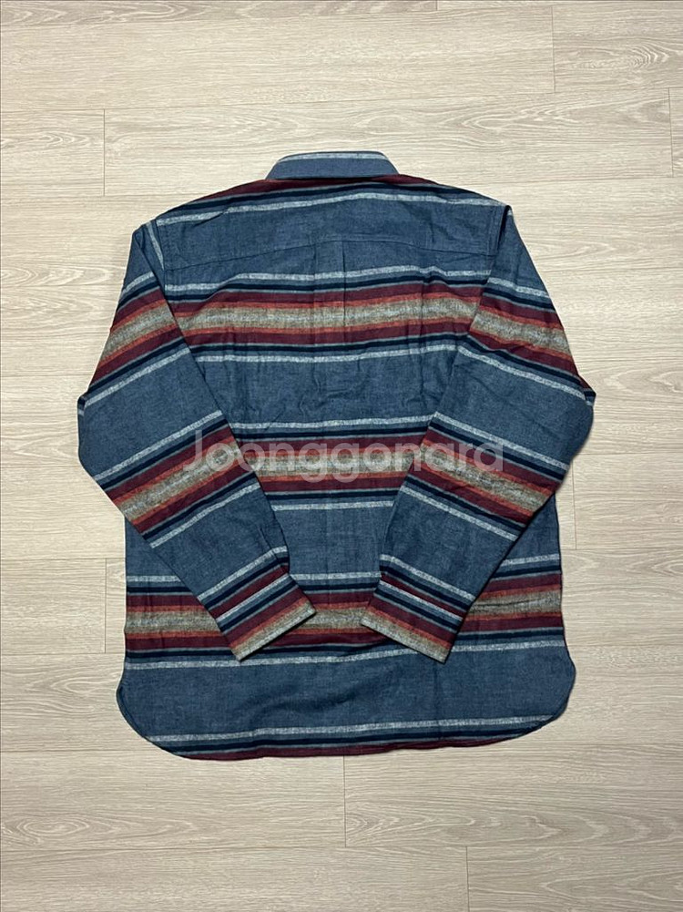 (새생품) L.L.Bean 엘엘빈 스트라이프 샤모아 셔--3