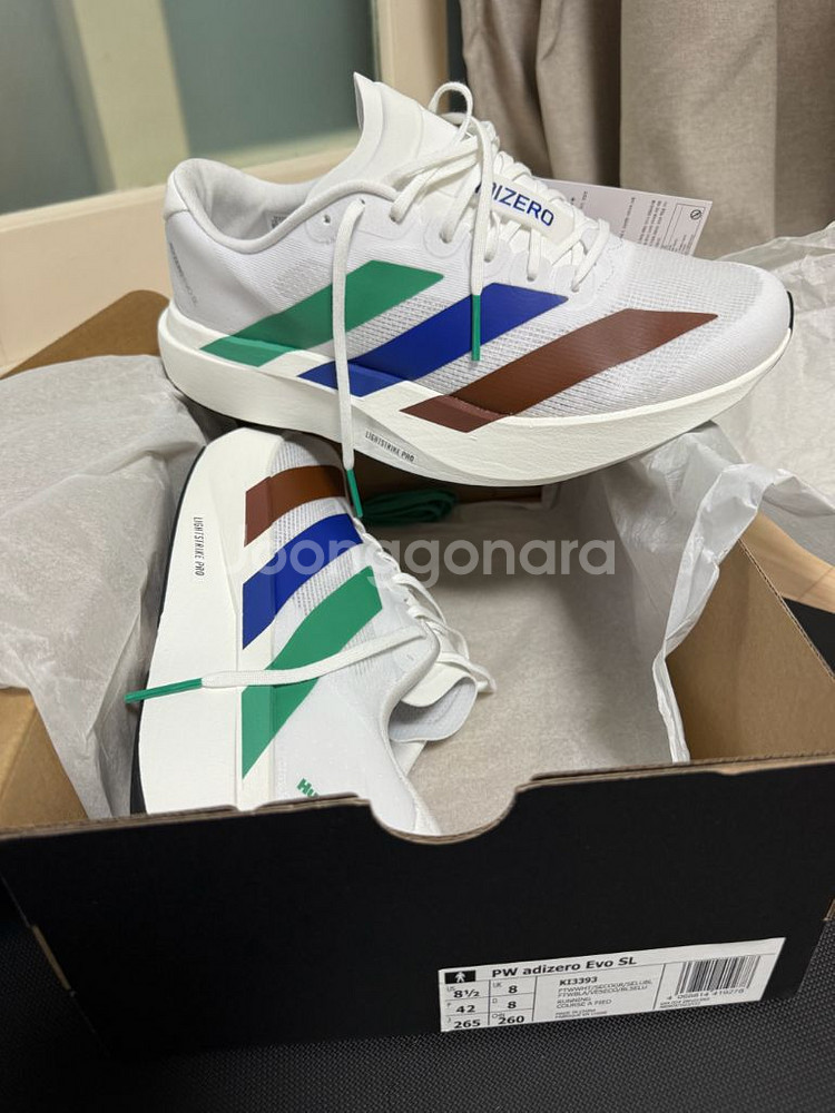 [265]아디다스x퍼렐 아디제로 evo sl 화이트--0