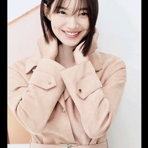 미샤 스웨이드 가죽 코트(버건디)