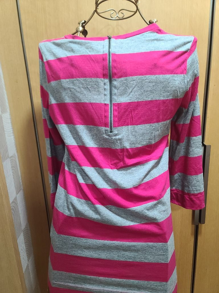 라코스테 스트라이프 티셔츠 38 size LACOSTE--2