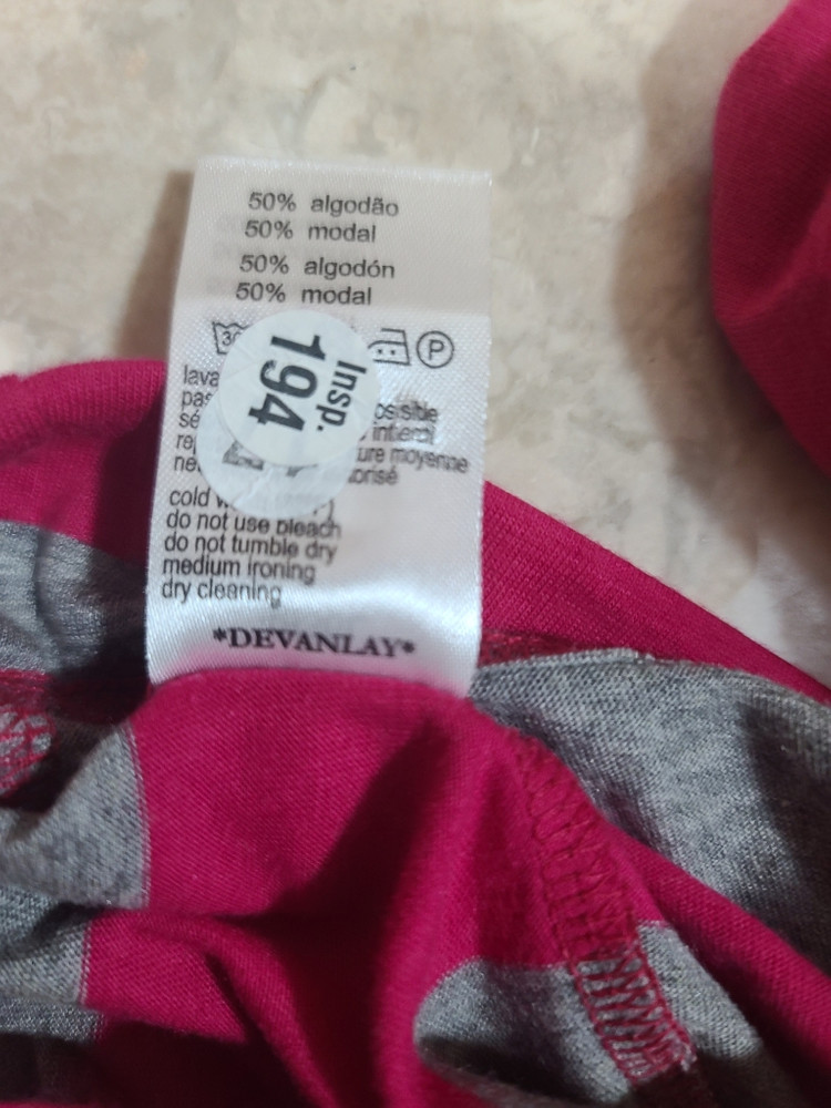 라코스테 스트라이프 티셔츠 38 size LACOSTE--6