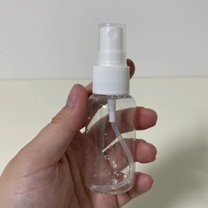 35ml 휴대용 미니 스프레이 공병 (단품, 투명/화이