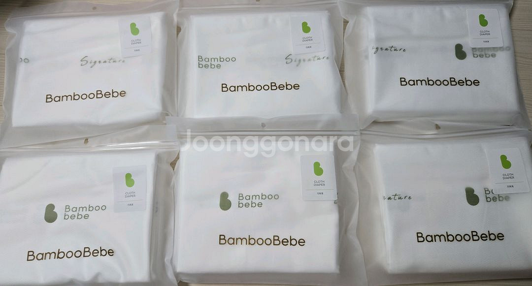 [새상품] 밤부베베 천기저귀 5장 (아기목욕타월)--1