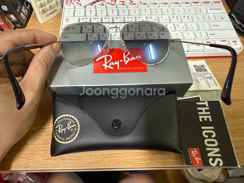 [정품/급처] 레이벤 RB3025 보잉 선글라스 메탈--2