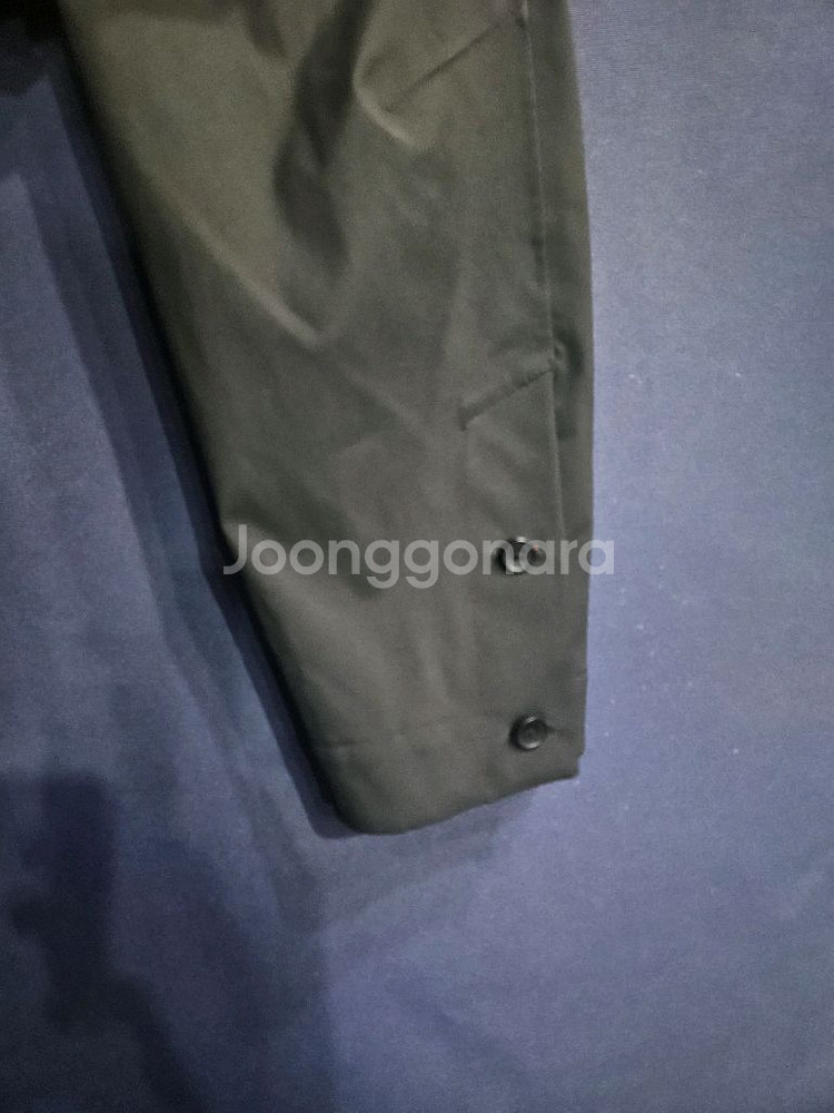 내셔널지오그래픽 블랙컬러 남성 100 후드 반포트 자켓--4