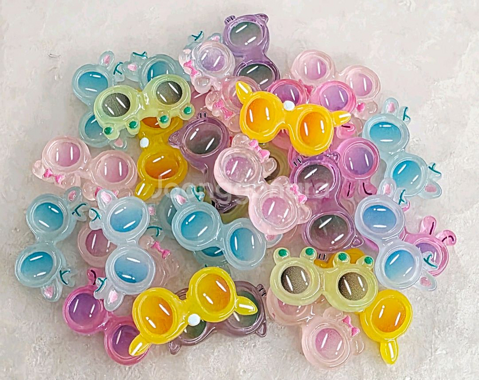 파츠 산리오 투명 선글라스 6종 33개 일괄--0