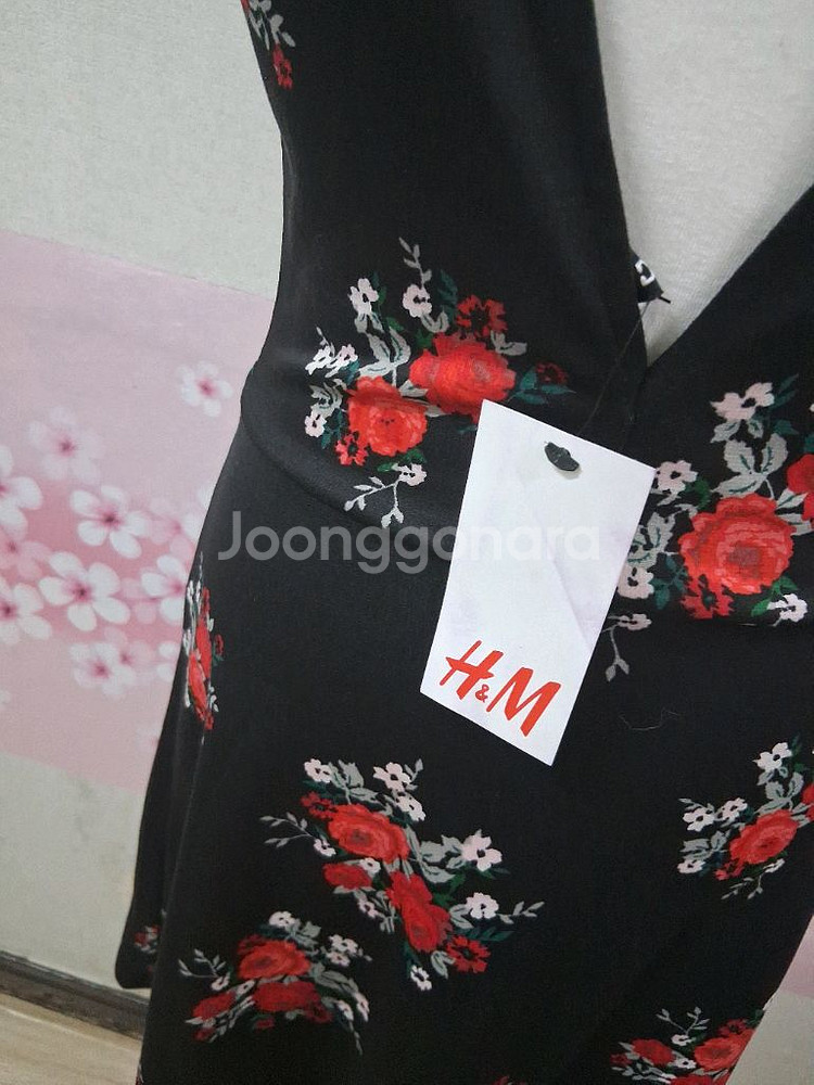 H&M 플라워 원피스 S 미사용품--4