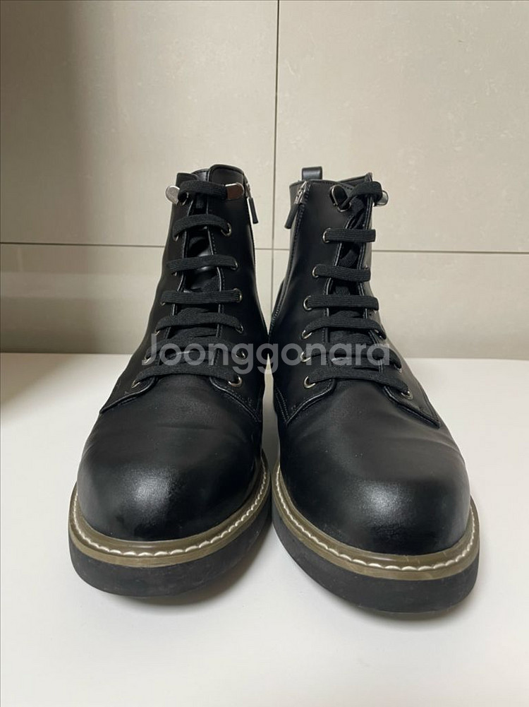 인텐스by엘칸토 캐주얼 밴딩 워커 부츠 (블랙)--3
