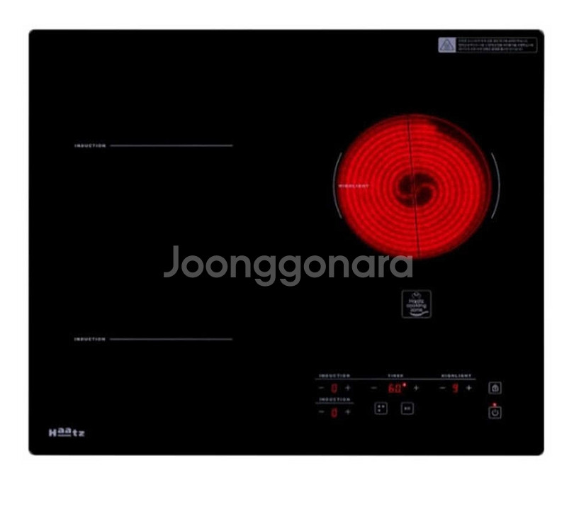 새제품 하츠3구하이브리드전기레인지 366DTL 2+1--1
