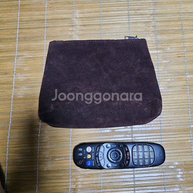 구매시덤)스웨이드 벨벳파우치--0