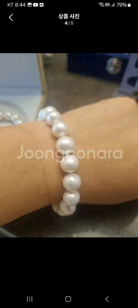 고급담수진주목걸이팔찌세트.새상품=추석선물추천--4