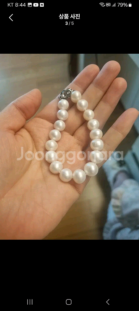 고급담수진주목걸이팔찌세트.새상품=추석선물추천--7