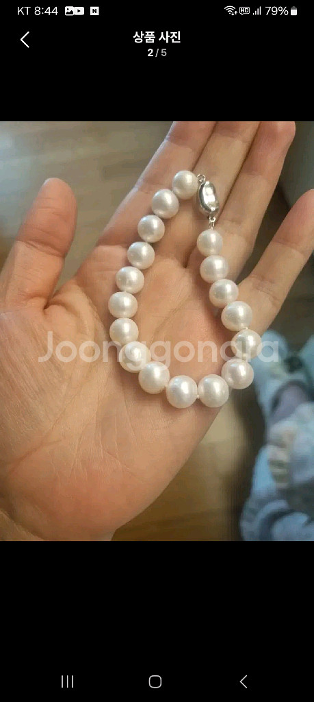 고급담수진주목걸이팔찌세트.새상품=추석선물추천--6