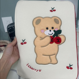 체리베어 파우치(새상품/15인치 노트북)