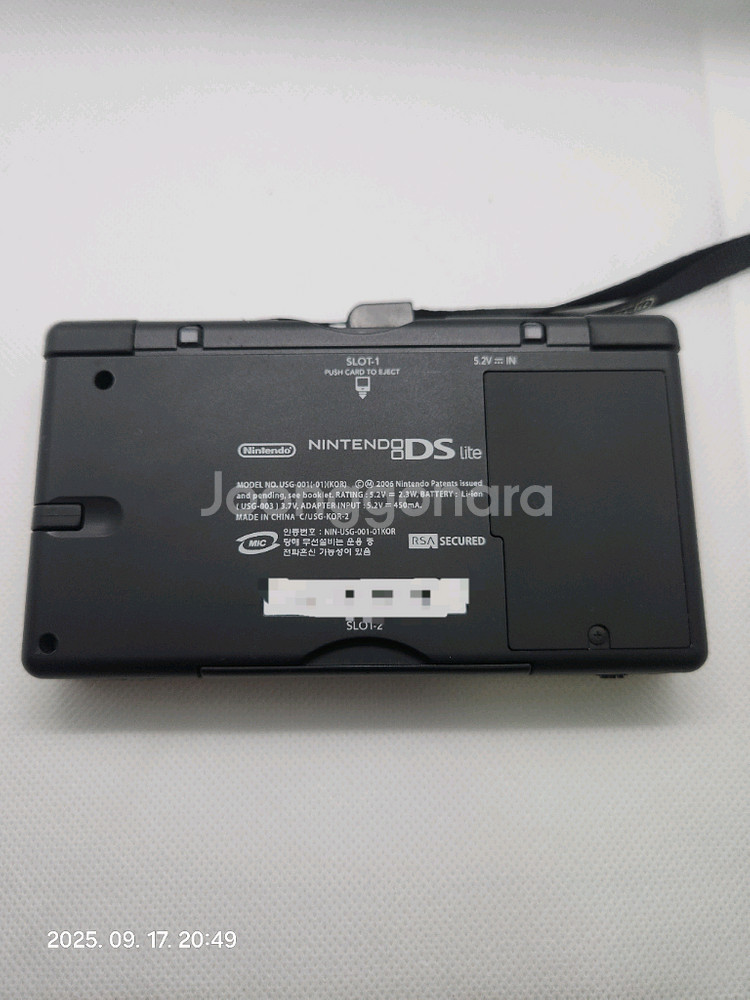 닌텐도 ds lite 크림슨레드 +펜--4