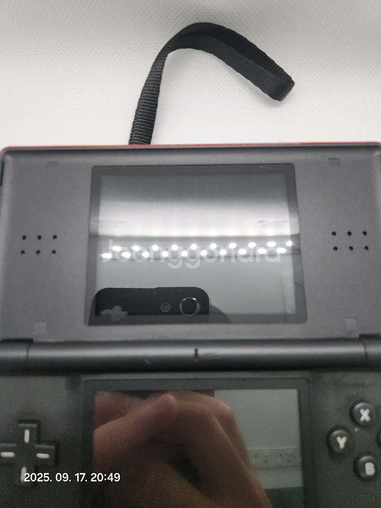 닌텐도 ds lite 크림슨레드 +펜--2