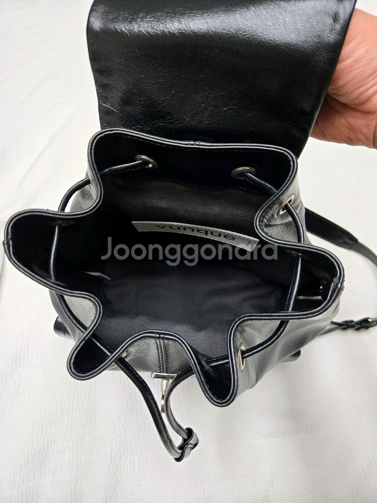 (새제품)분크 오캄 두 더블 포켓 백팩 M 블랙--4
