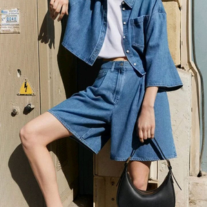 24ss Cos 코스 크롭 데님 셔츠 남방