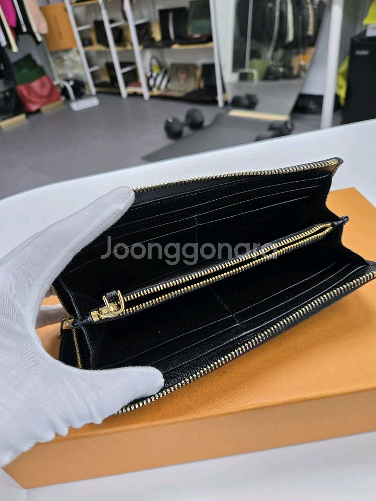 [A급컨디션]프라다 사피아노 장지갑--5