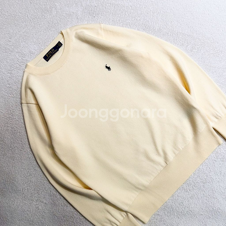 POLO 라운드넥 긴팔 니트--5