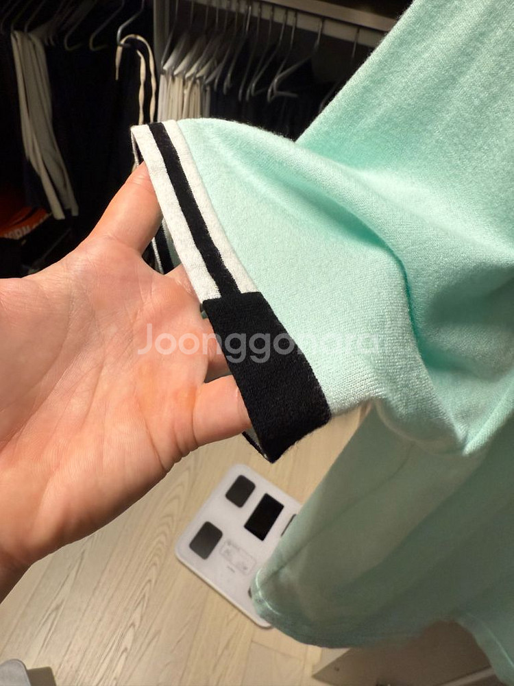 혼가먼트 민트색 폴로티입니다--3