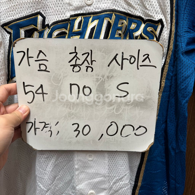 일본야구 니혼햄 파이터스 TANAKA 유니폼 S--1