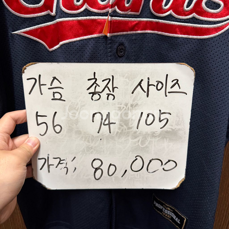 롯데자이언츠 프로페셔널 유니폼 105--1