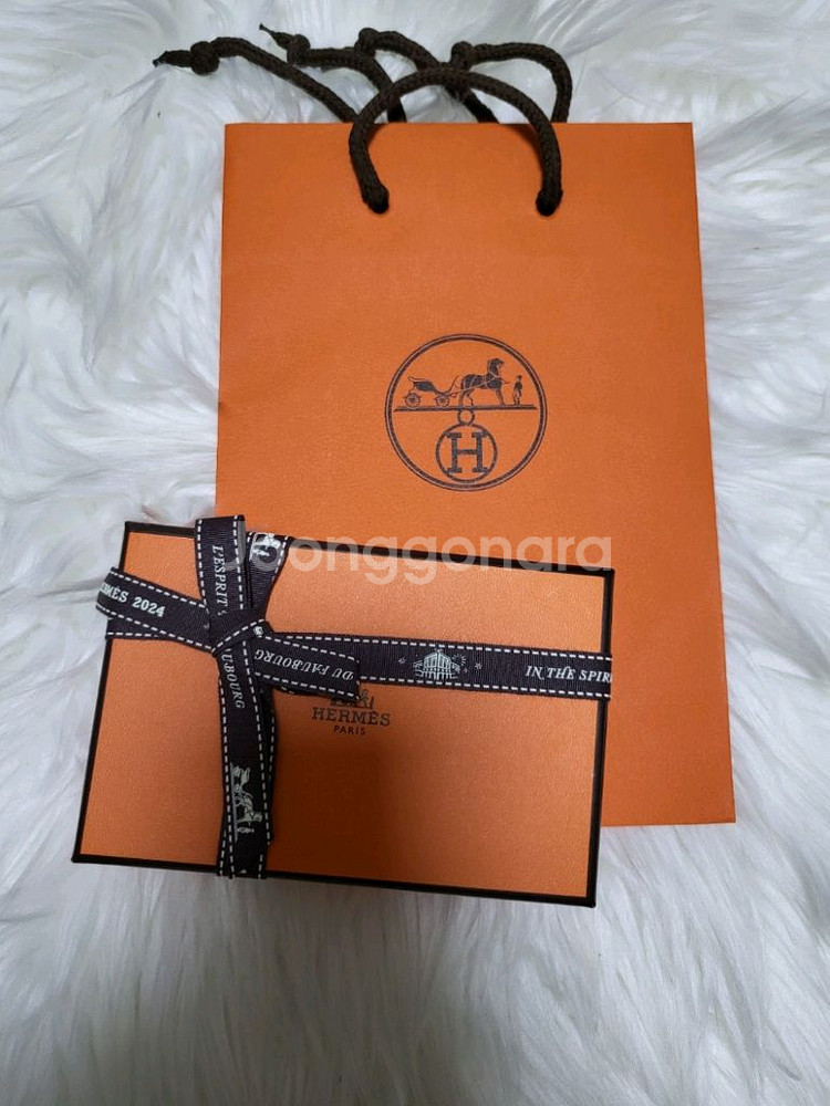 에르메스 칼비 듀오 카드홀더 카드지갑 블루인디고--5