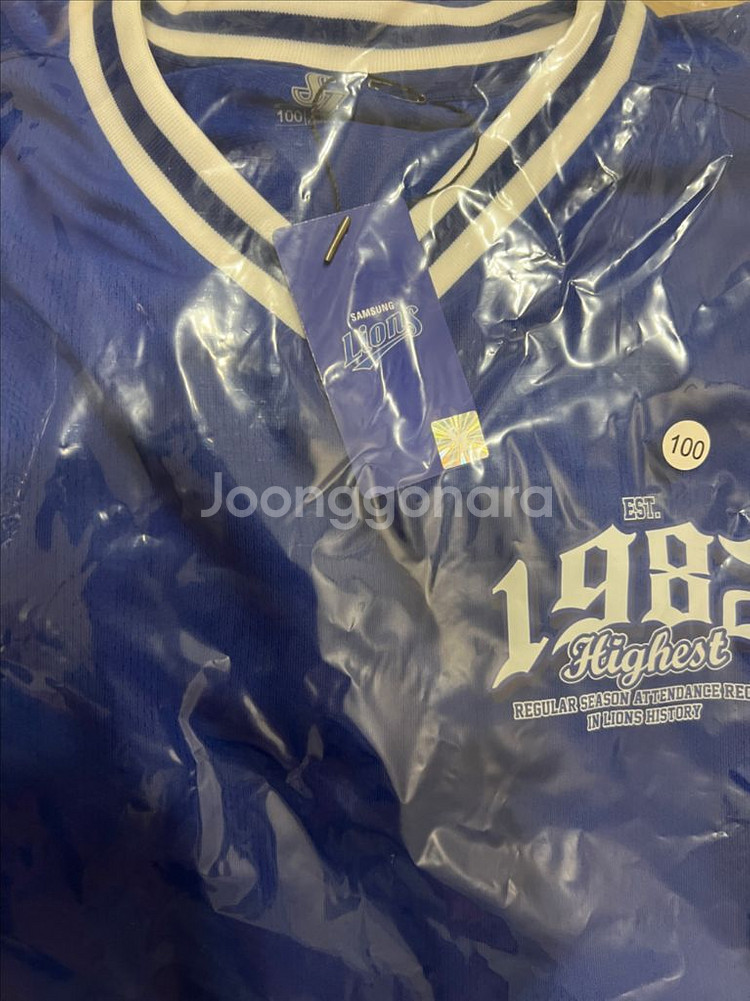 삼성라이온즈 최다관중 100 새상품--0
