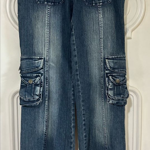 카고 세미 나팔 청바지