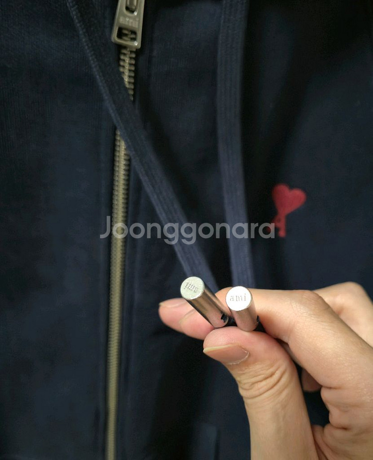 (새상품급)아미 남녀공용 오버핏 후드집업 L--4