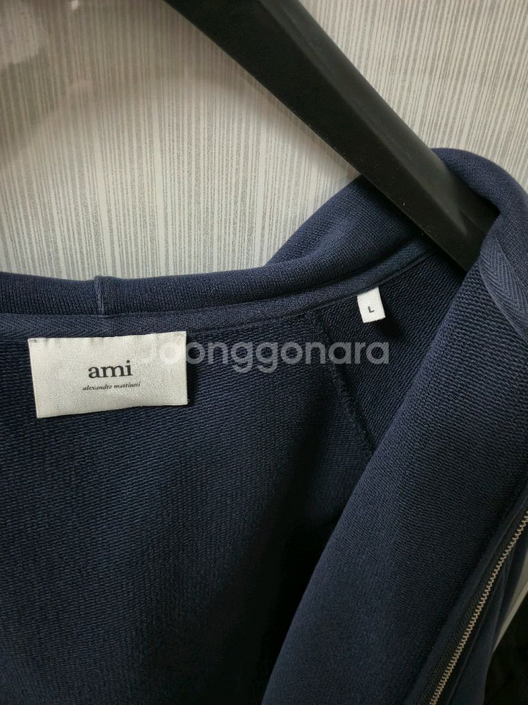 (새상품급)아미 남녀공용 오버핏 후드집업 L--6