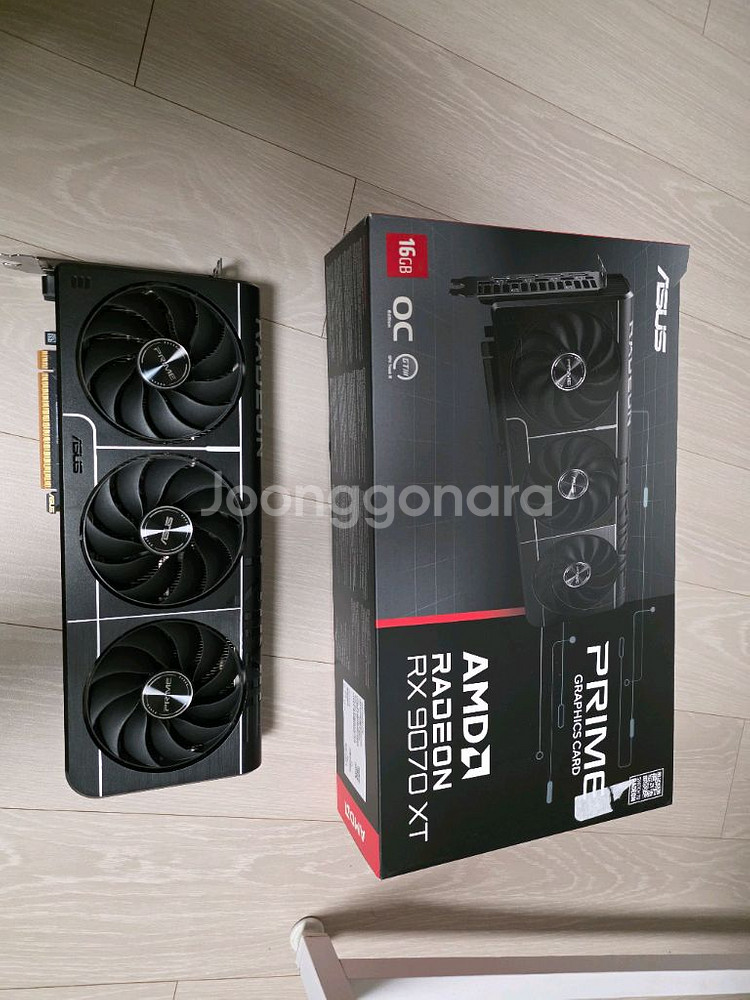 asus 9070xt prime oc 보증 ㅇ--0