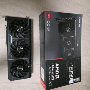 asus 9070xt prime oc 보증 ㅇ
