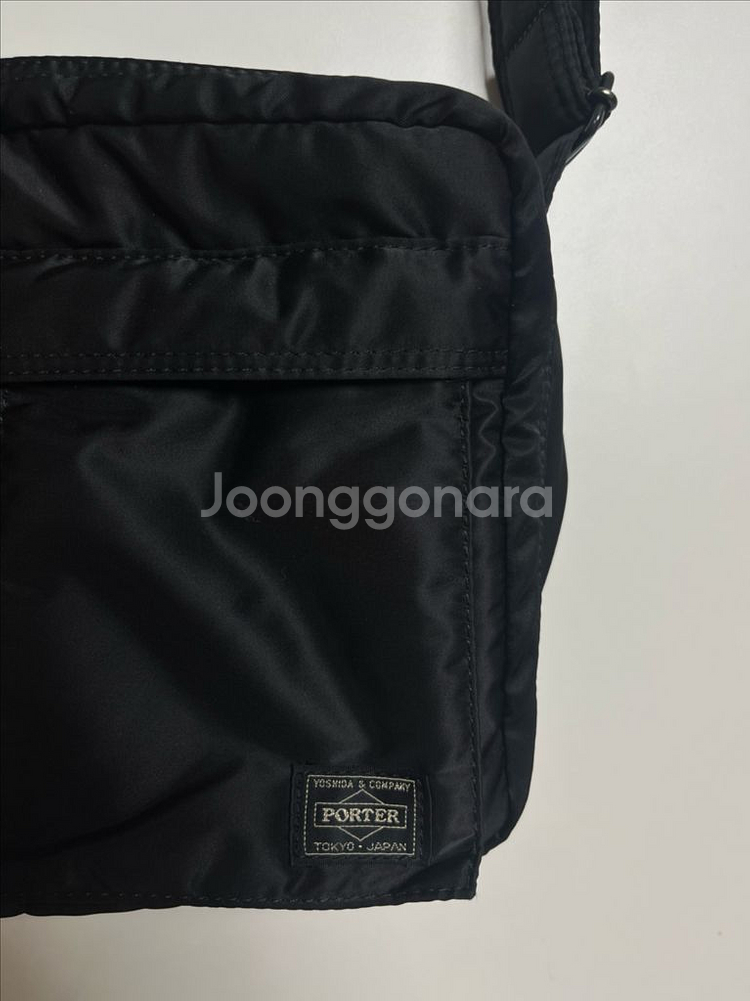 포터 탱커 숄더백 라지 (블랙)--1